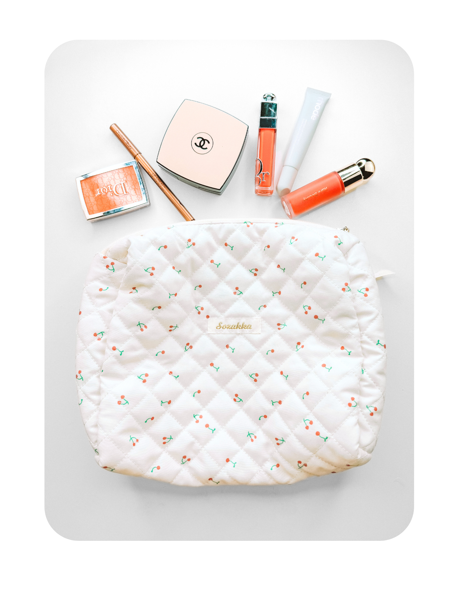 CHARMING CHERRY MAKEUP BAG π