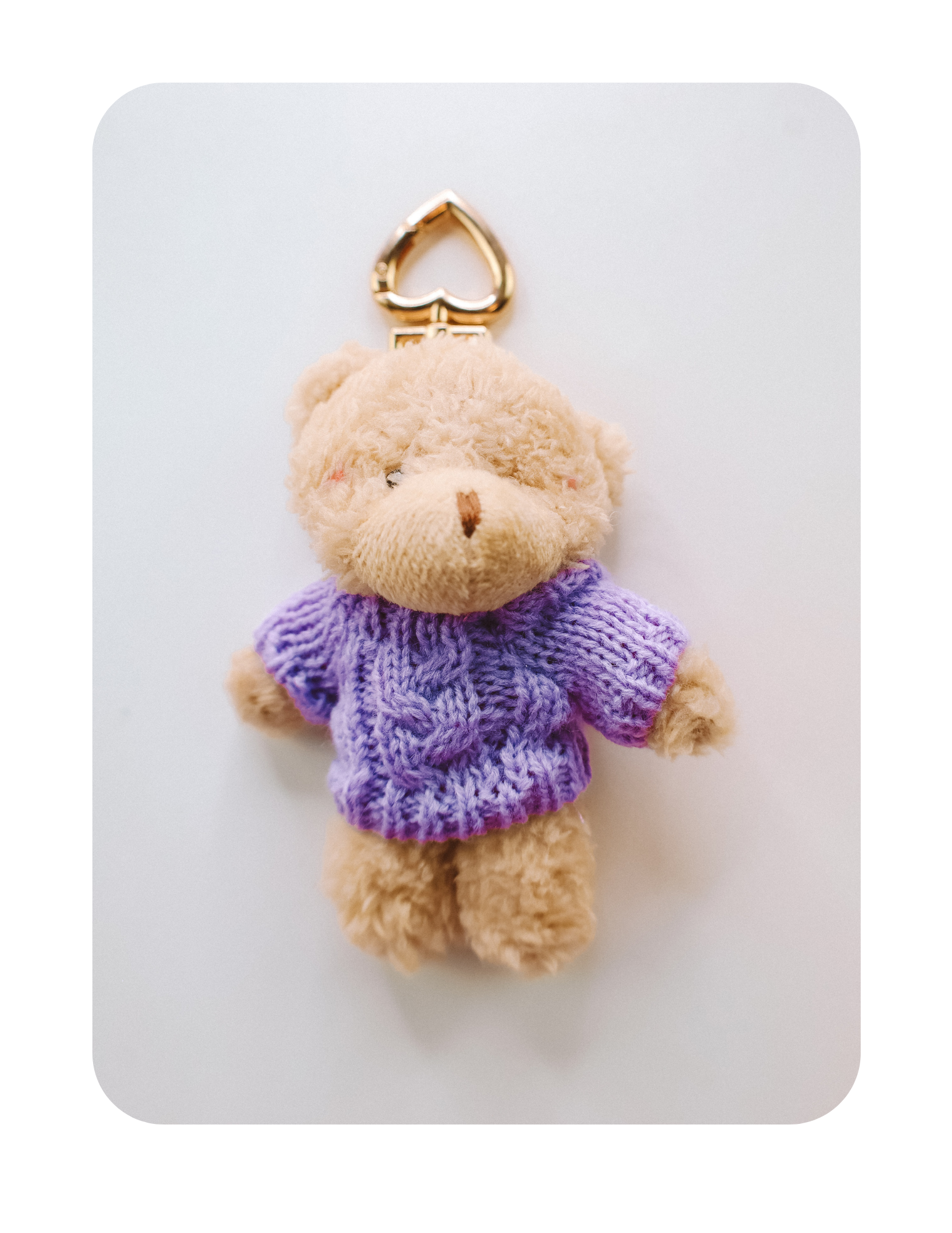 VINTAGE LAVENDER TEDDY SWEATER