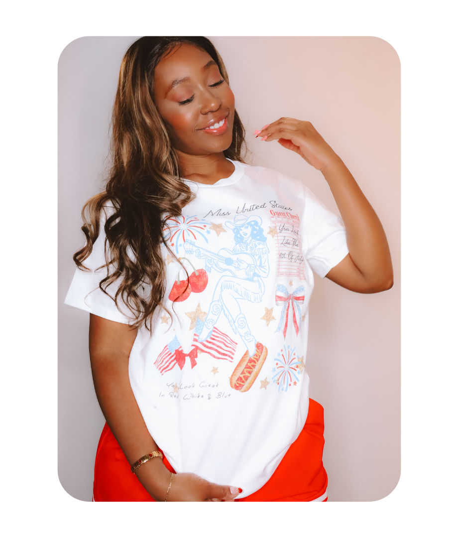 YOU LOOK LIKE THE 4TH OF JULY T-SHIRT