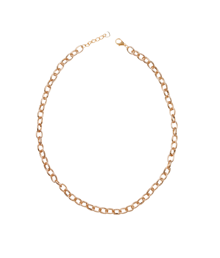 NEW! CHARMY CHAIN GOLD PLATED NECKLACE