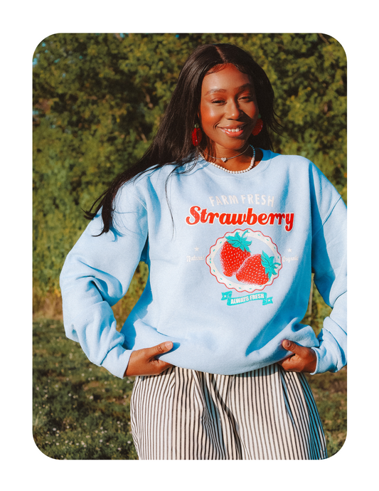 FARM FRESH STRAWBERRY CREWNECK