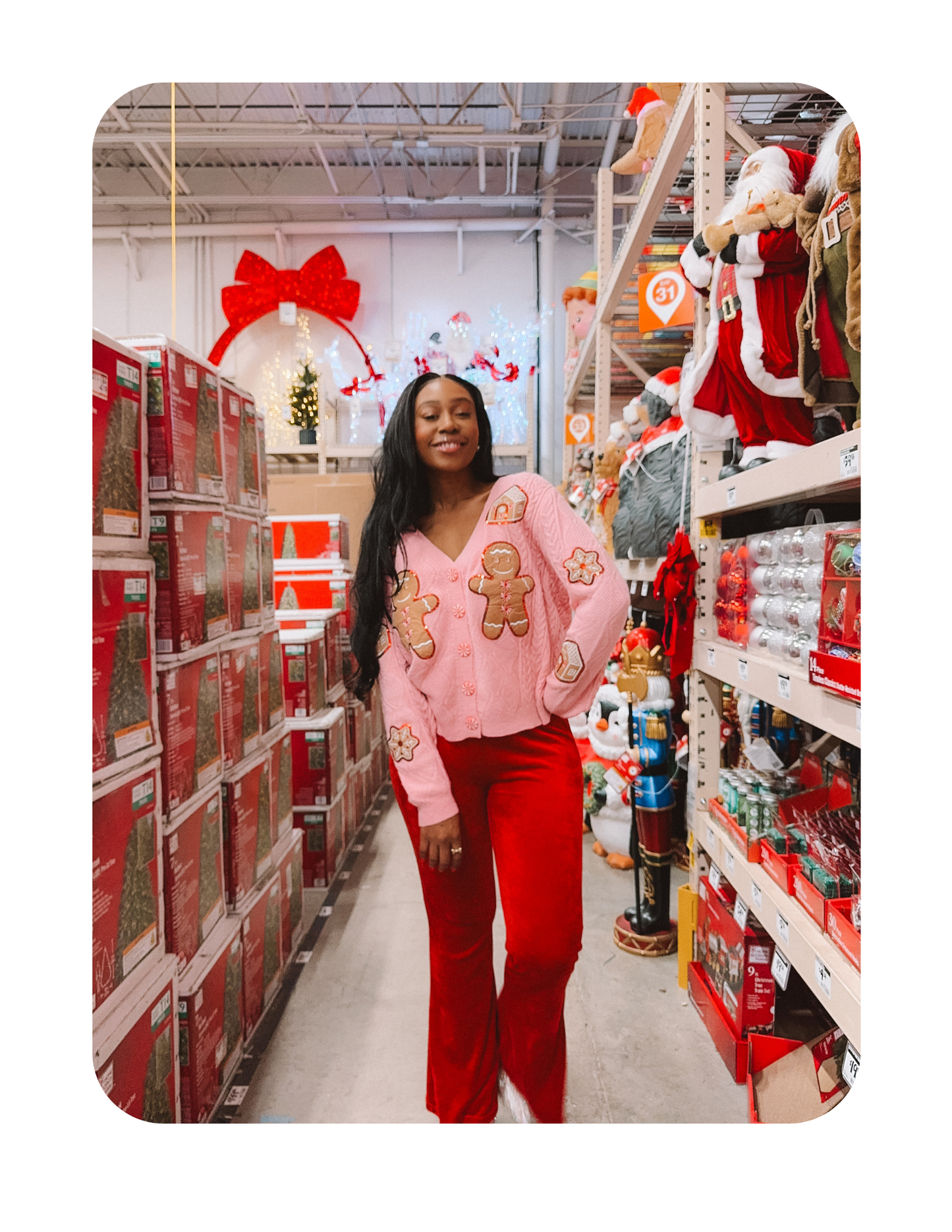 🎄CUTIE GINGERBREAD CARDIGAN