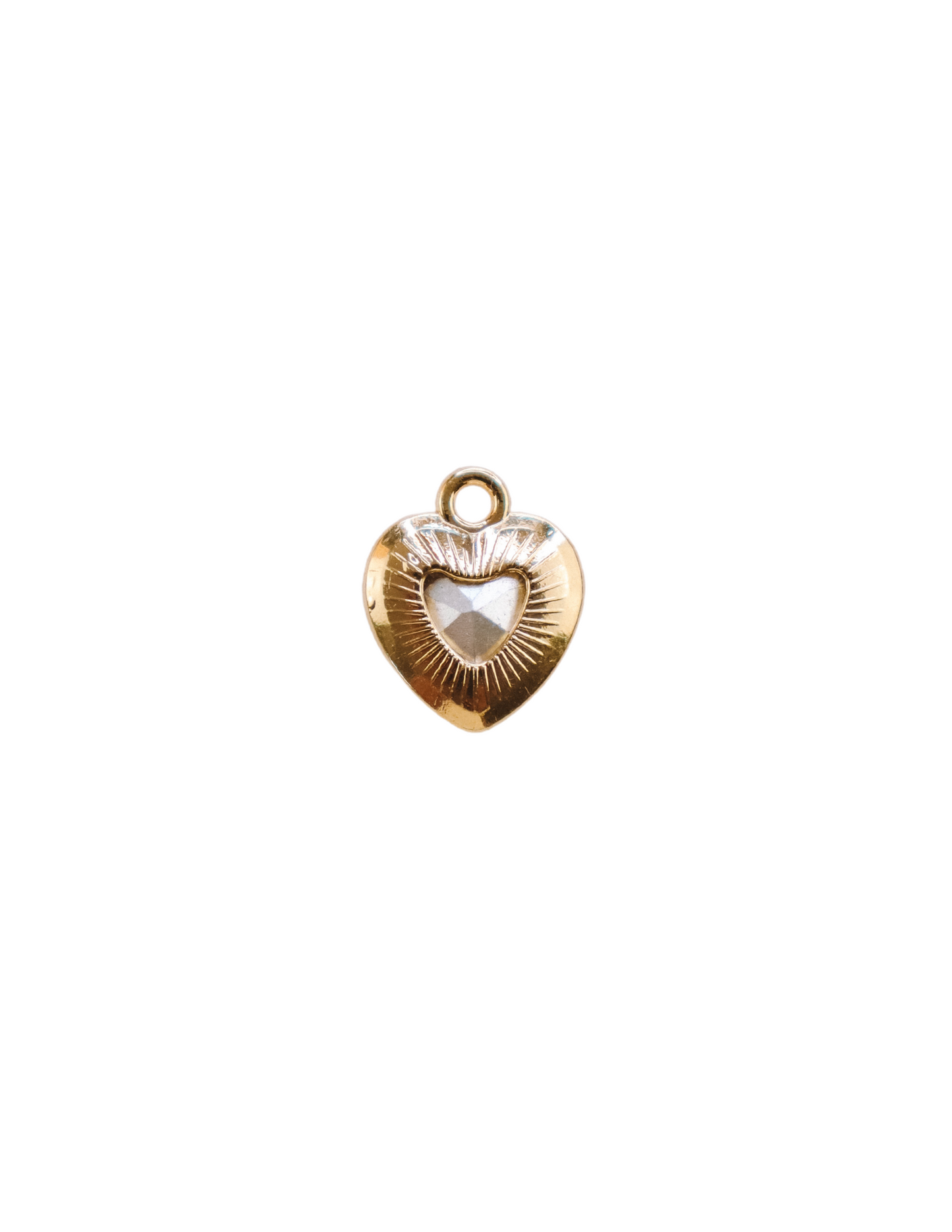 DIAMOND HEART CHARM