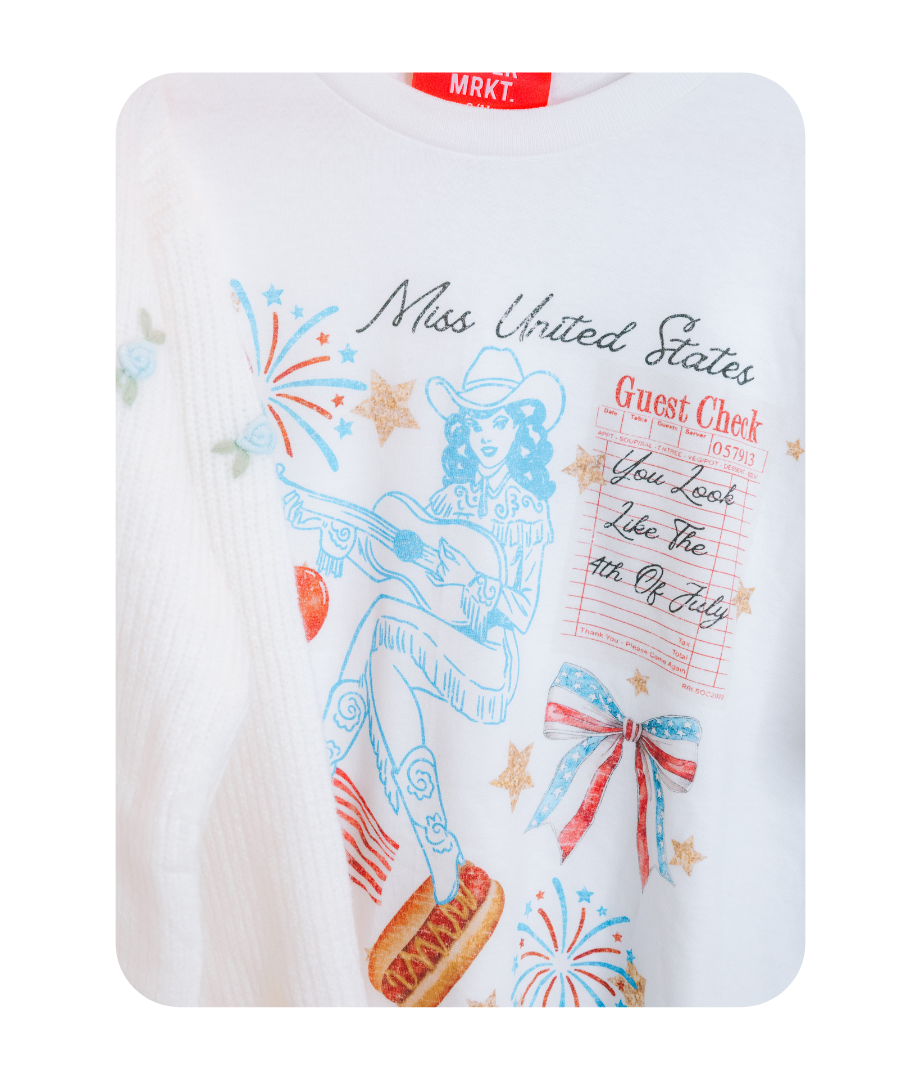 YOU LOOK LIKE THE 4TH OF JULY T-SHIRT