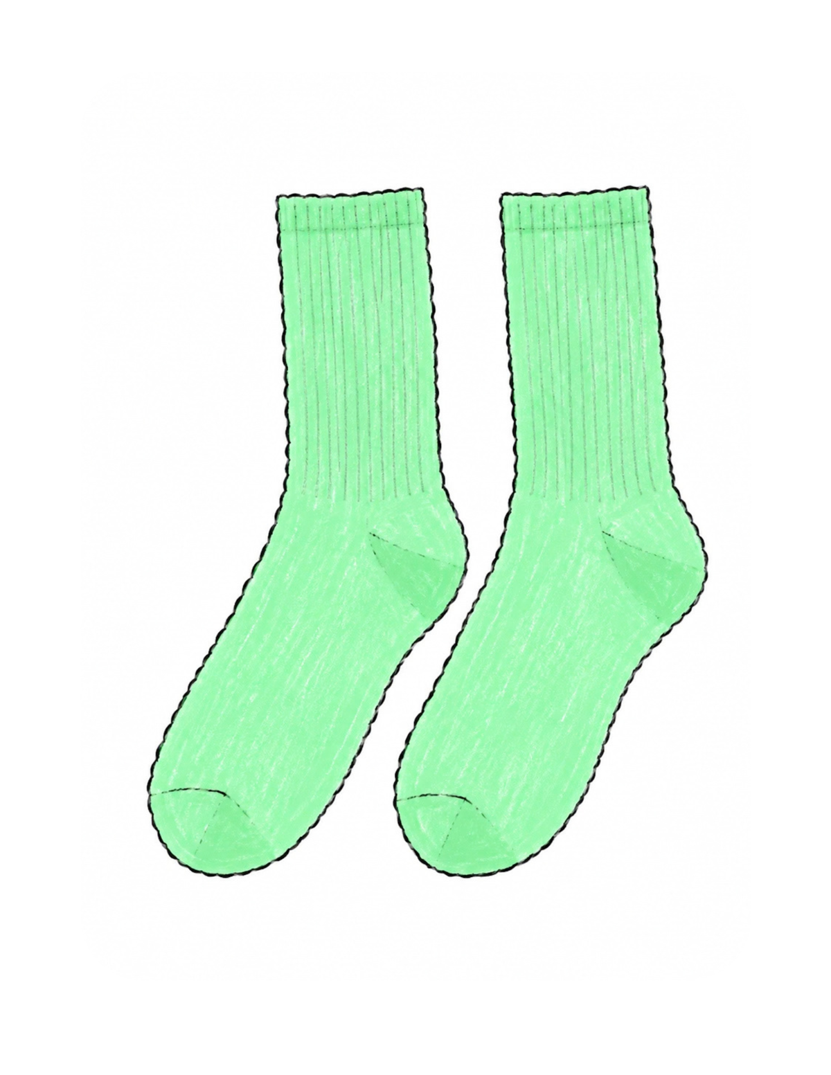 Green Apple Socks 🍏