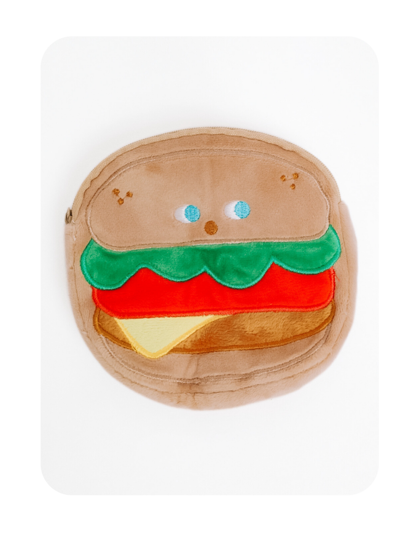 FAT BURGER ZIPPER POUCH