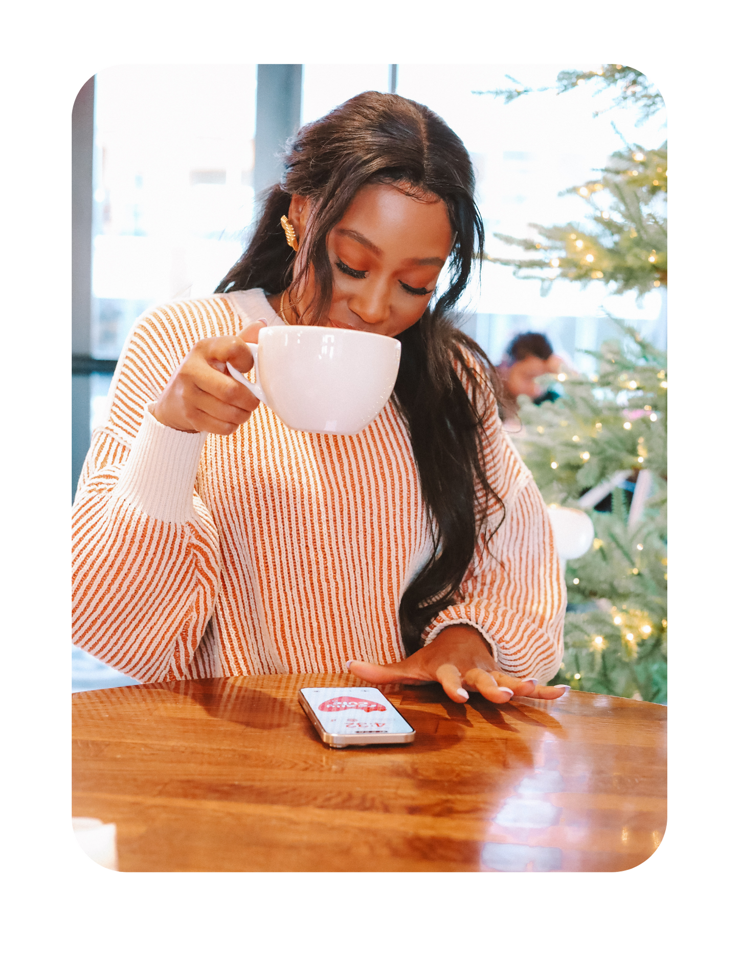 VINTAGE CINNAMON LATTE SWEATER ☕️