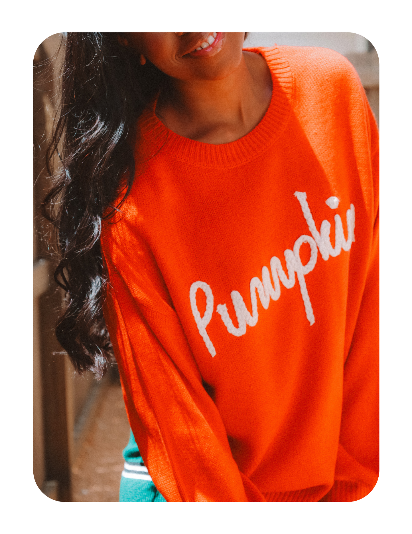 NATALIE PUMPKIN SWEATER