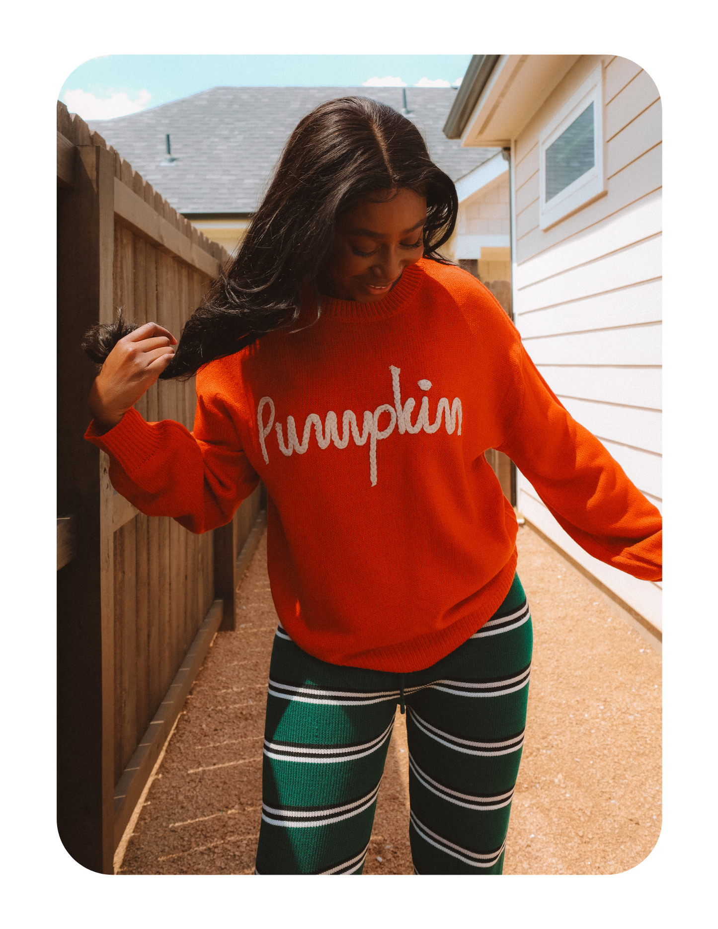 NATALIE PUMPKIN SWEATER