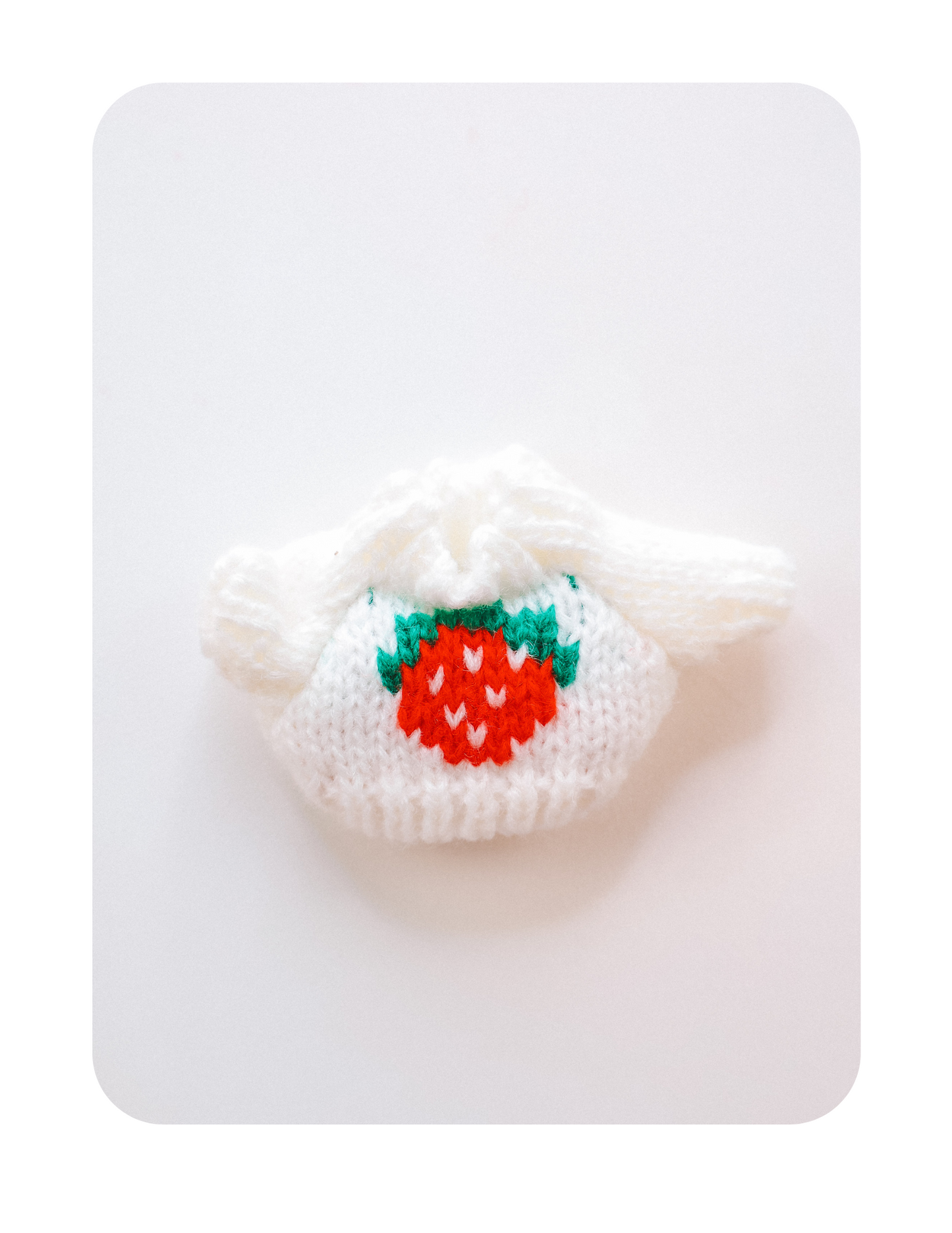 VINTAGE TEDDY STRAWBERRY SWEATER ONLY!