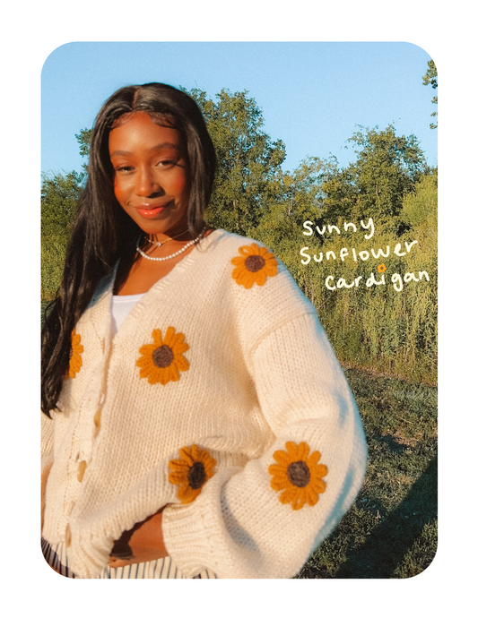 🌻 SUNNY SUNFLOWER CARDIGAN (LAST ONE)