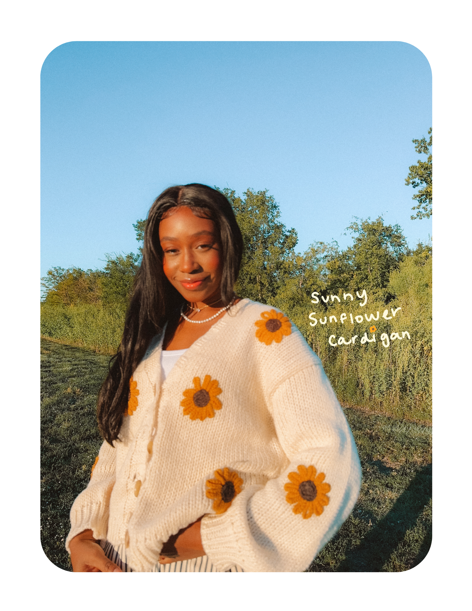 🌻 SUNNY SUNFLOWER CARDIGAN (LAST ONE)