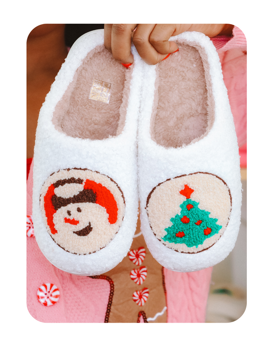 CHRISTMAS COOKIE SLIPPERS