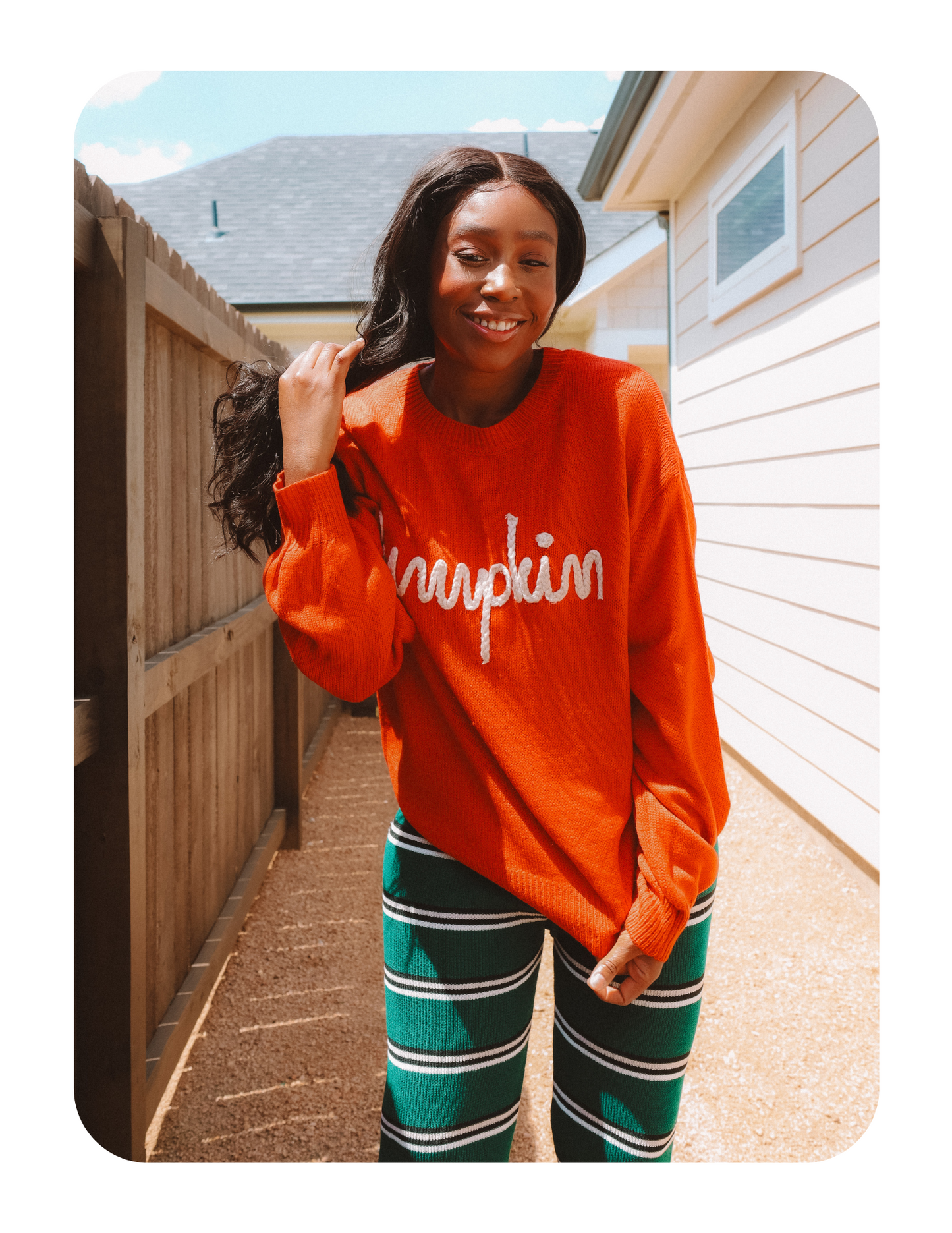 NATALIE PUMPKIN SWEATER