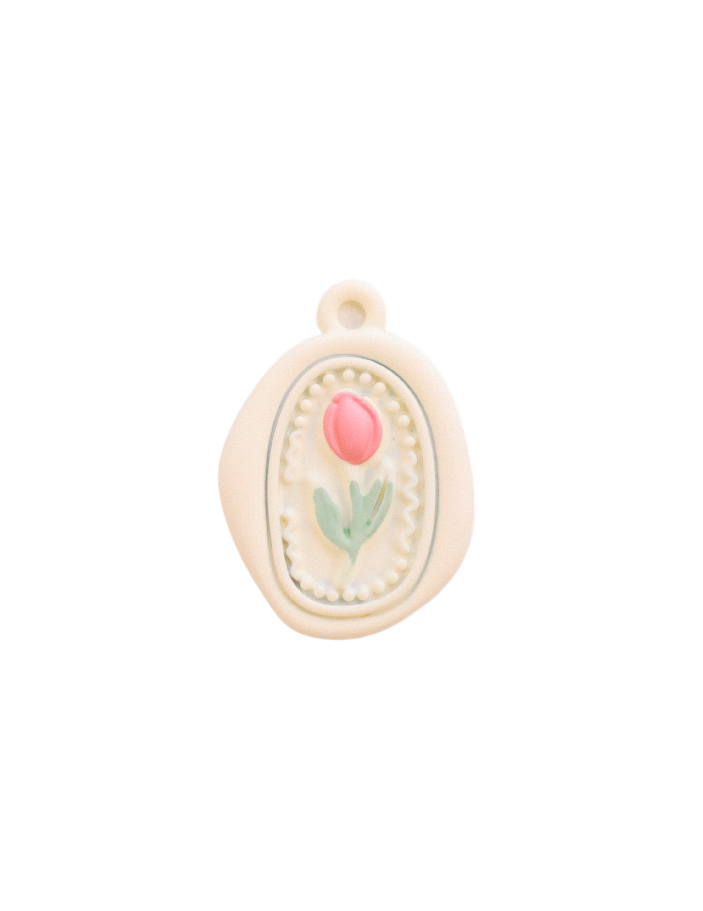 CLAY TULIP CHARM