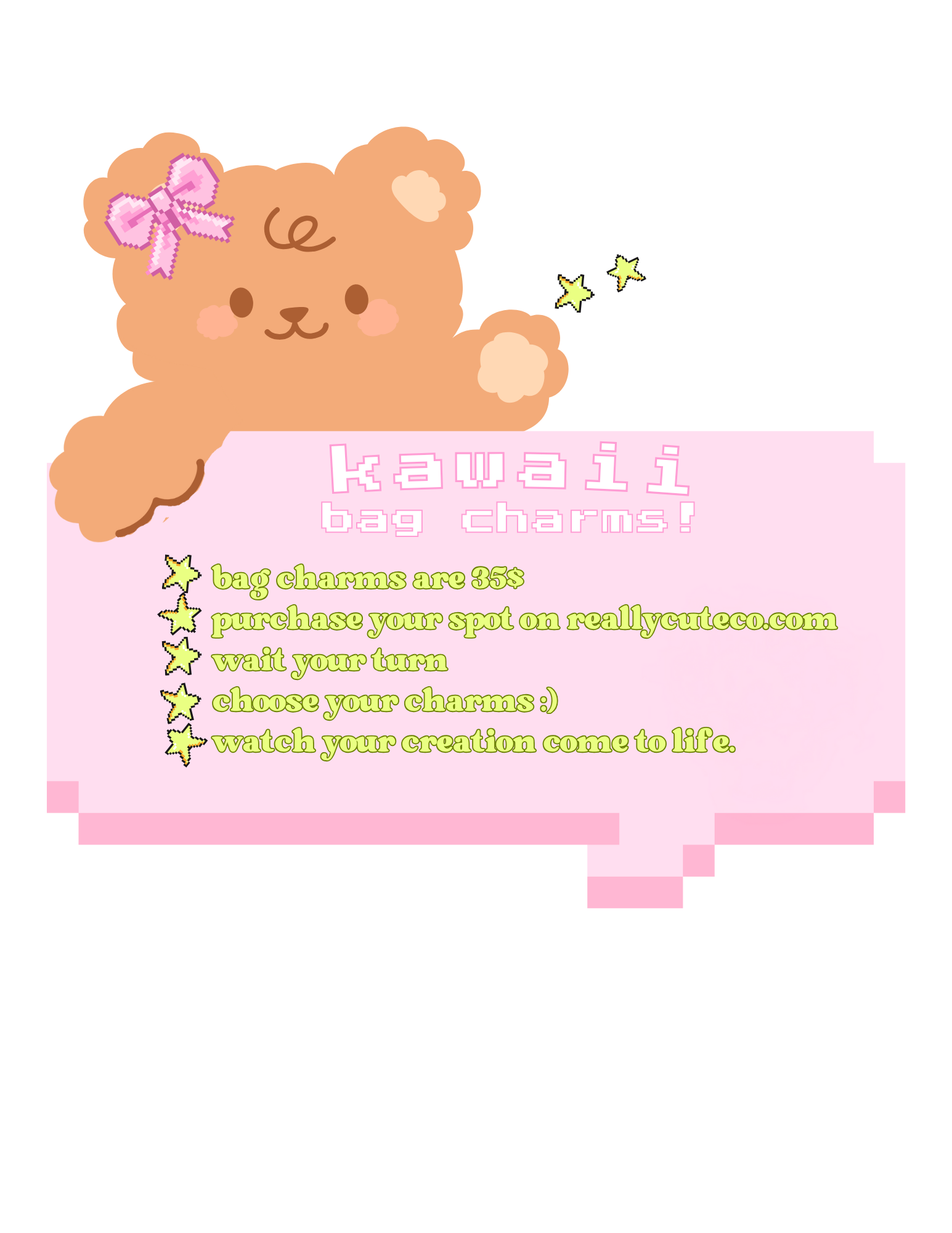 CUSTOM KAWAII BAGCHARM LIVE!