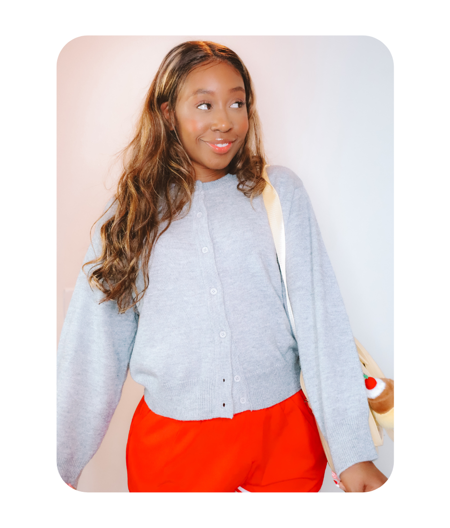 REALLYCUTE GRAY CARDIGAN