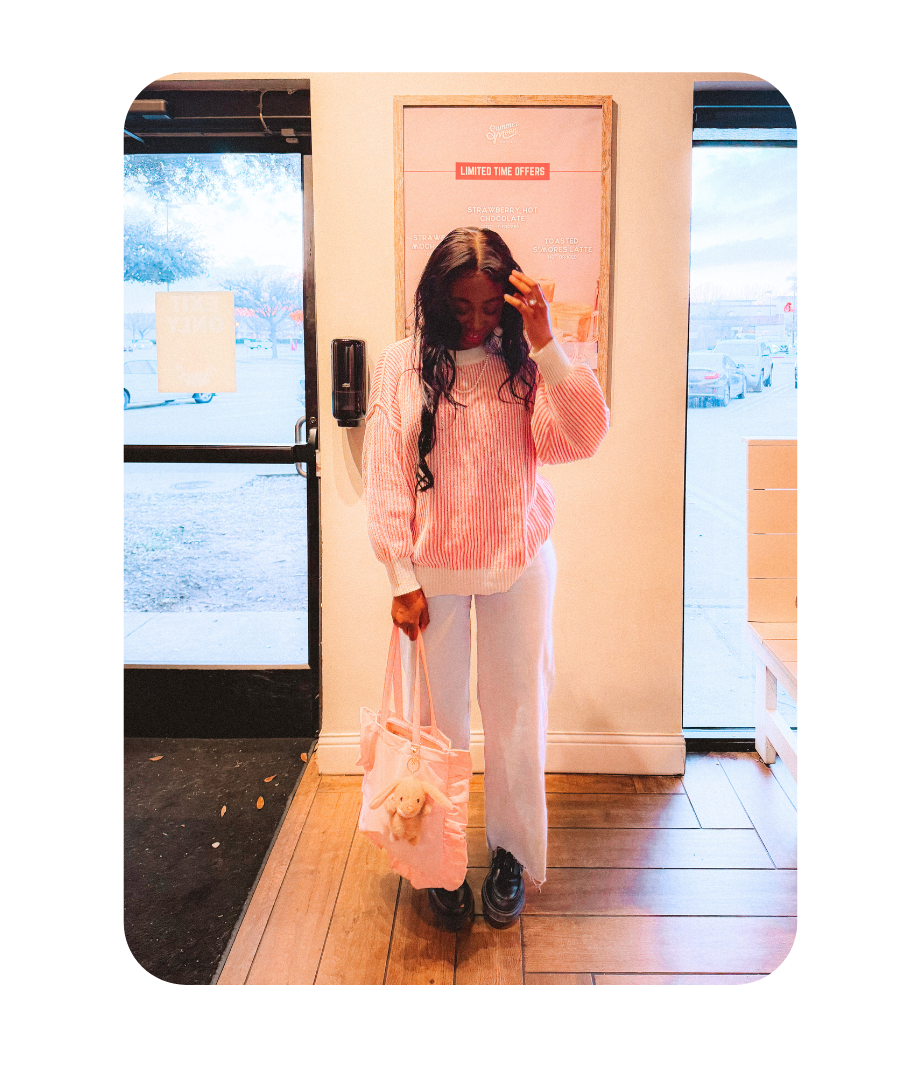 STRAWBERRY LATTE SWEATER