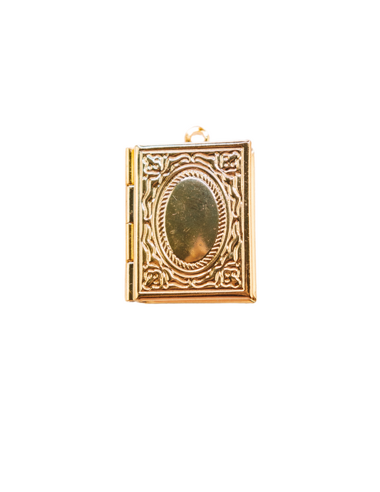 BOOK LOCKET CHARM (LARGE)