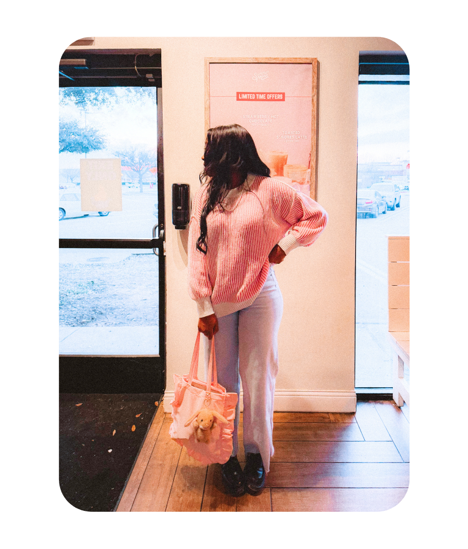 STRAWBERRY LATTE SWEATER