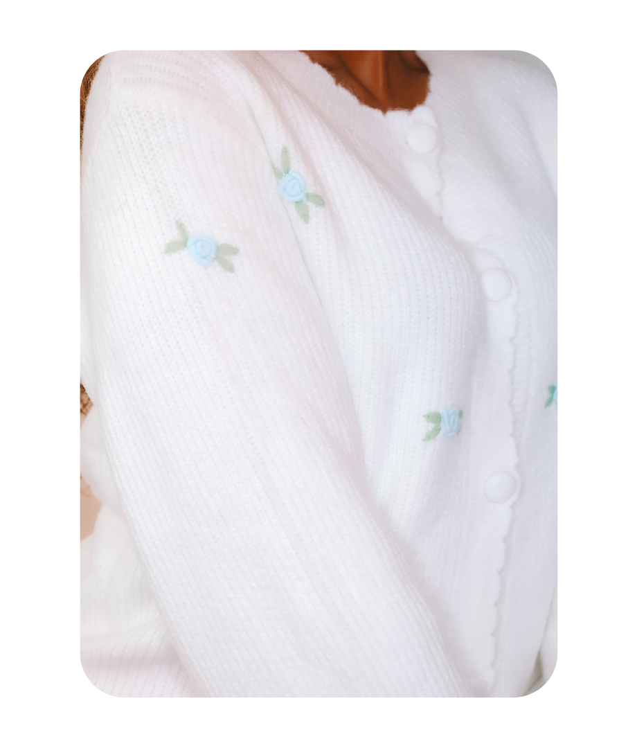 BLUE POPPY CARDIGAN