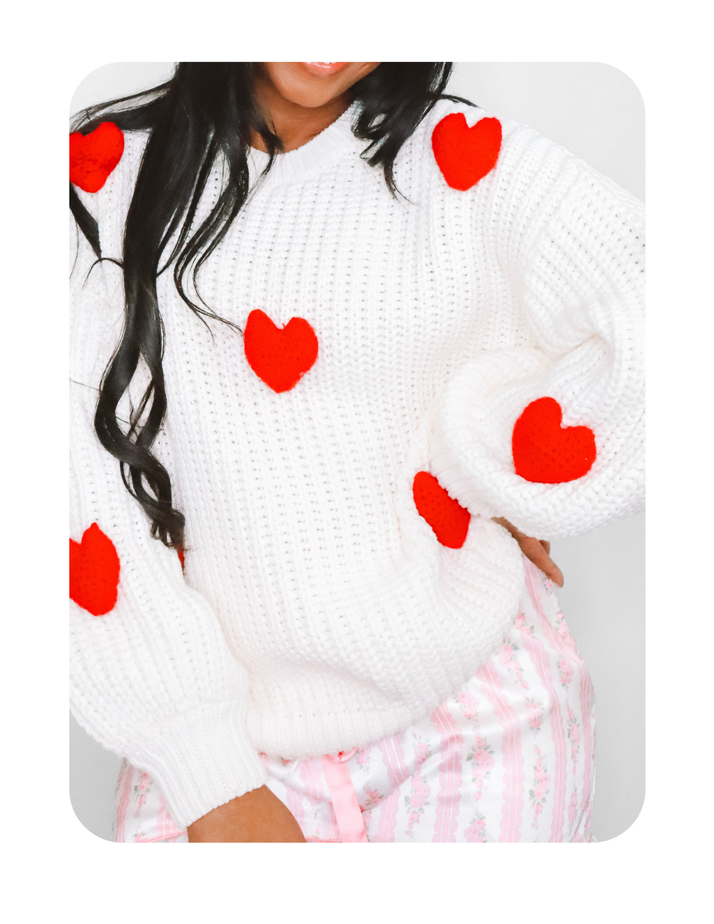 LOVE ME LOVE ME KNIT SWEATER