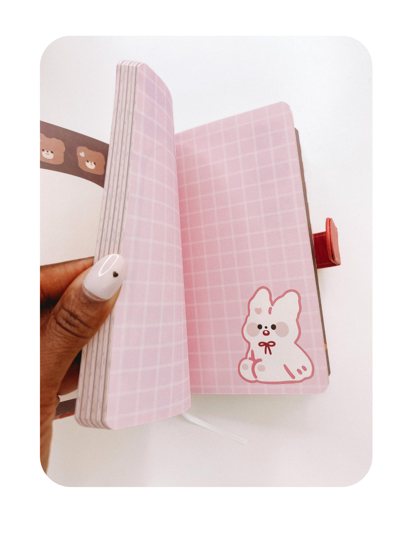 LOVELY CUTE BEAR KOREAN NOTEBOOK