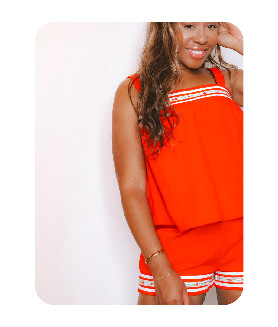 VINTAGE BABYDOLL STRAWBERRY SHORTS