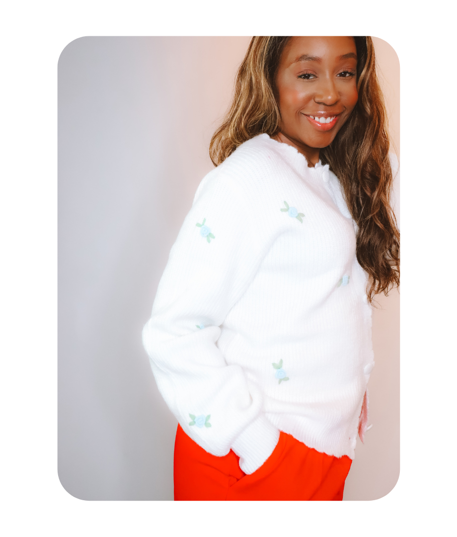 BLUE POPPY CARDIGAN