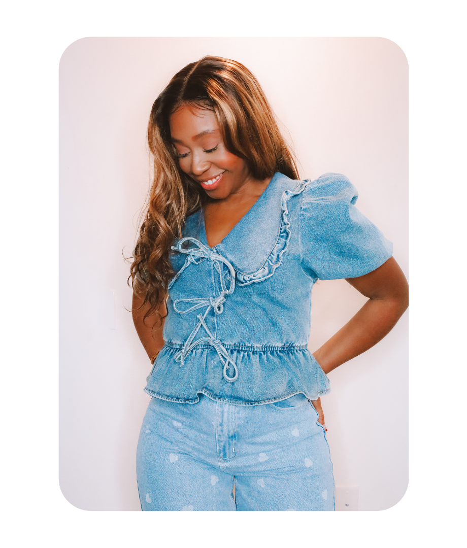 DOLLY DENIM TOP