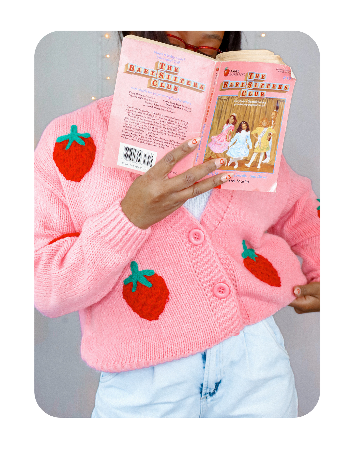 REALLY CUTE STRAWBERRY CARDIGAN 🍓