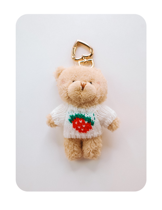 VINTAGE TEDDY STRAWBERRY SWEATER ONLY!