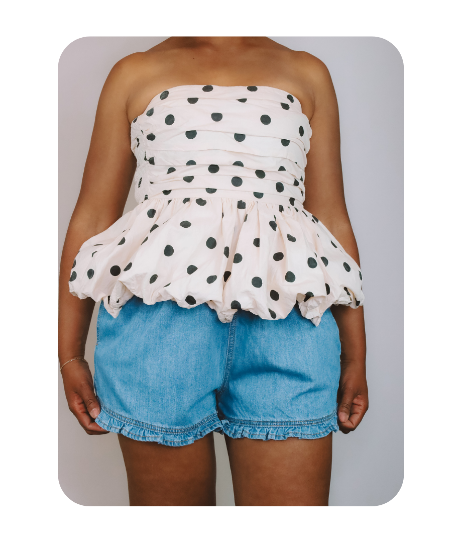 RUFFLE SHORTS