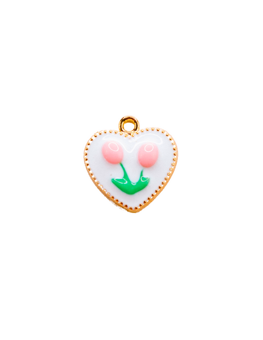 HEART OF TULIPS CHARM