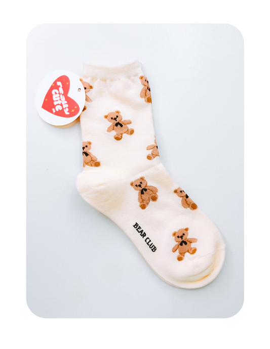 VINTAGE TEDDY BEAR SOCKS 🧸