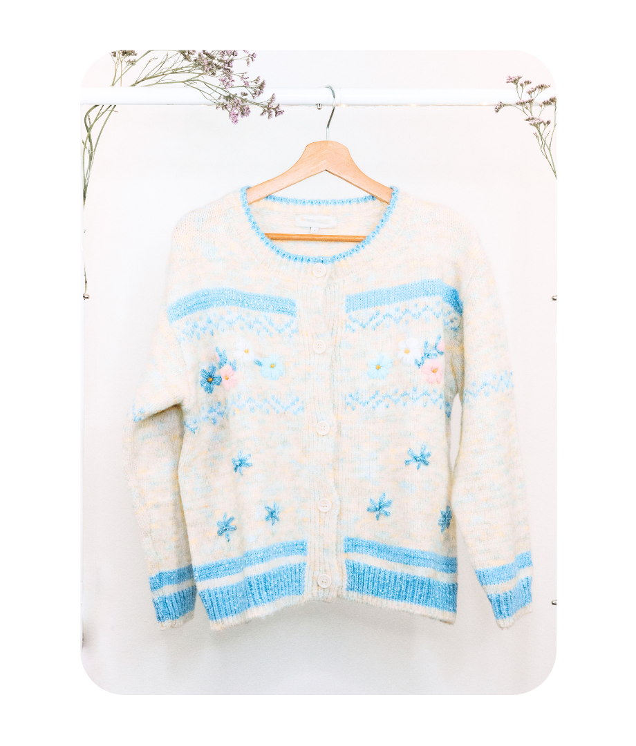 BLOOMING SPRING CARDI