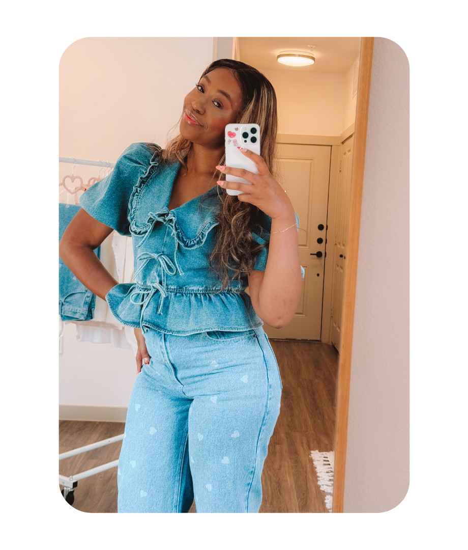 DOLLY DENIM TOP