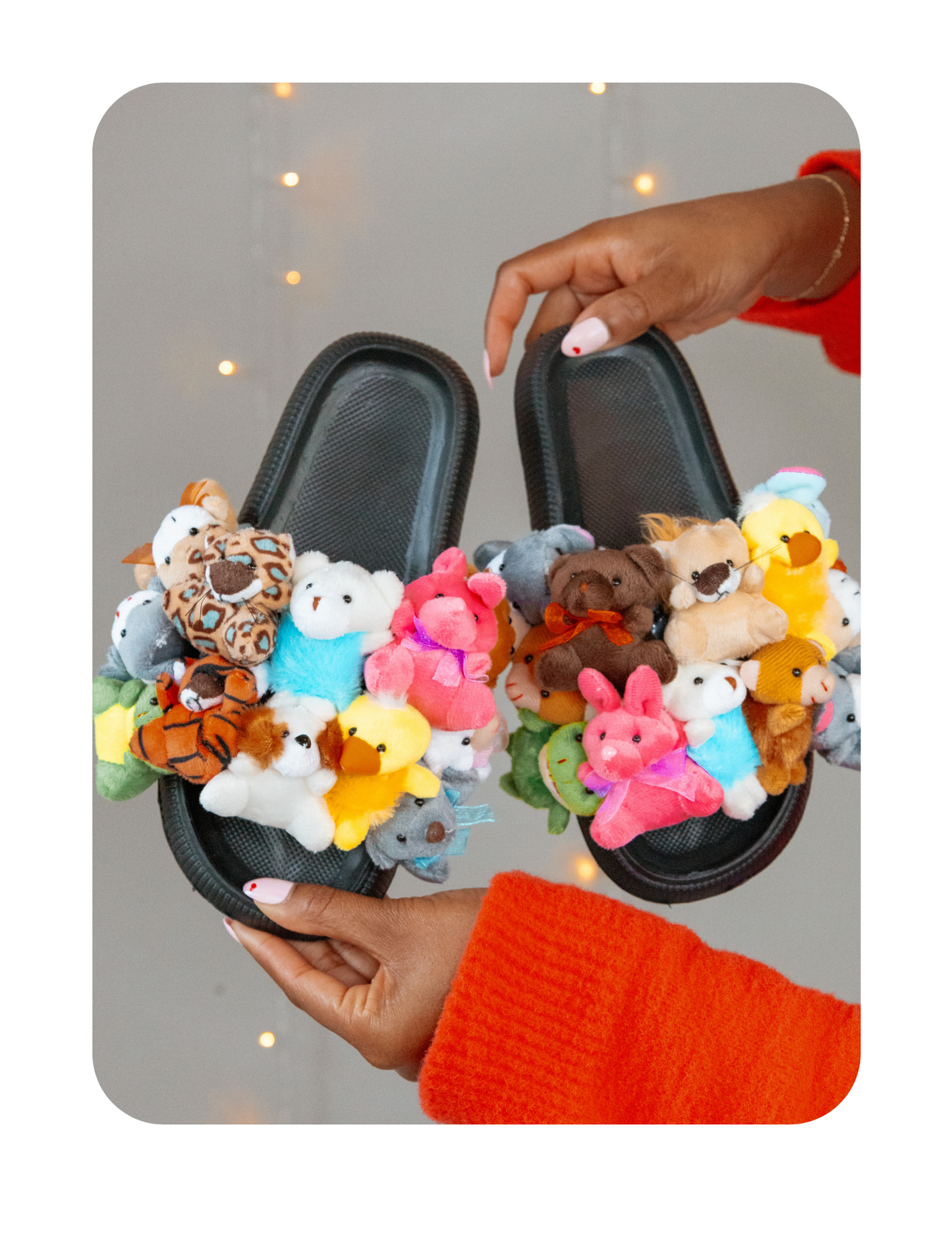 MINI PLUSHY ANIMAL SLIDES 🐻🐨🐷🐯