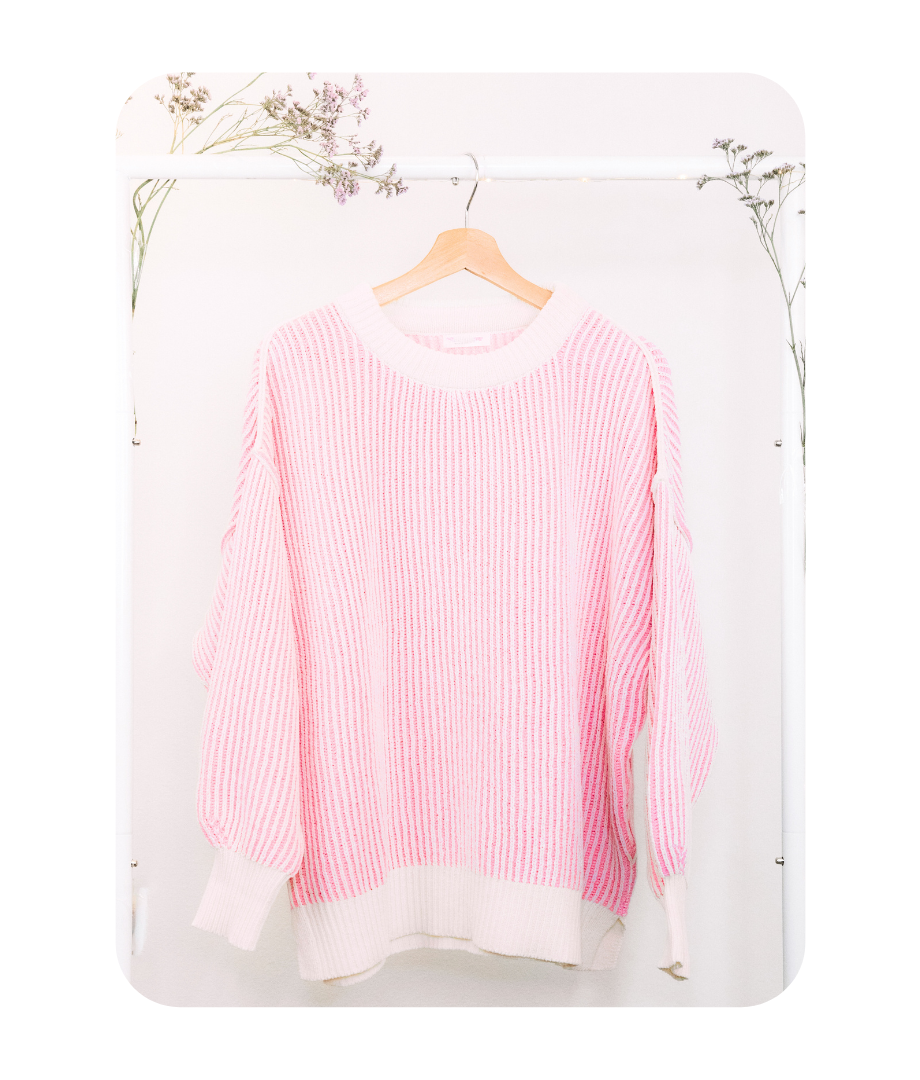 STRAWBERRY LATTE SWEATER