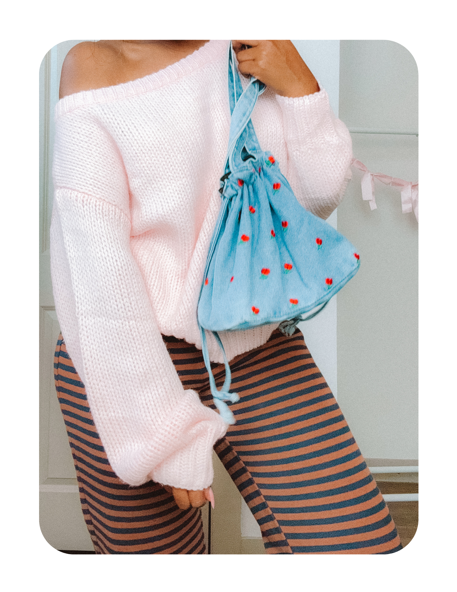 PRETTY PINK KNIT SWEATER