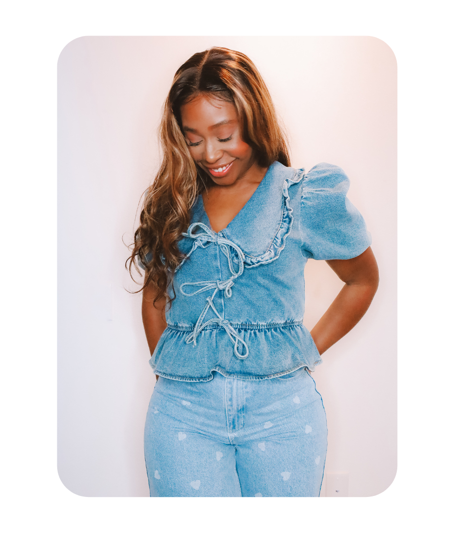 DOLLY DENIM TOP