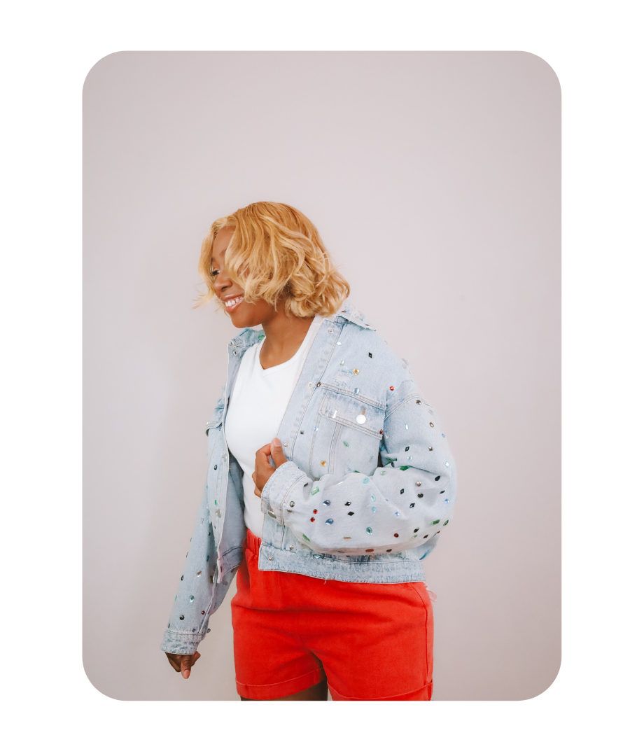 PARTY GIRL DENIM OVERSIZED JACKET (restocking soon!)