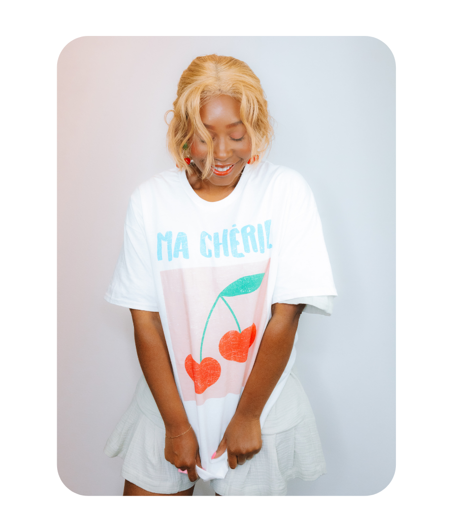 MA CHÈRIE OVERSIZED  T-SHIRT