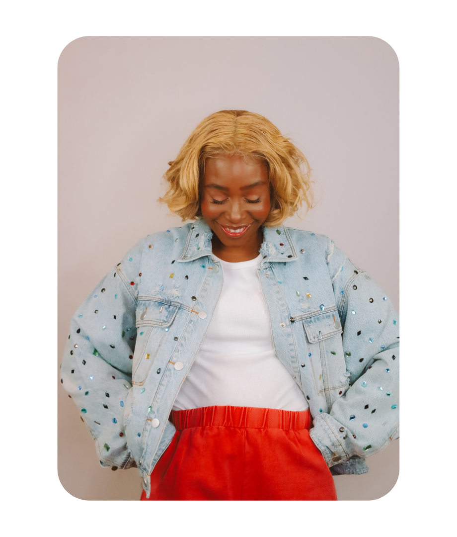 PARTY GIRL DENIM OVERSIZED JACKET (restocking soon!)