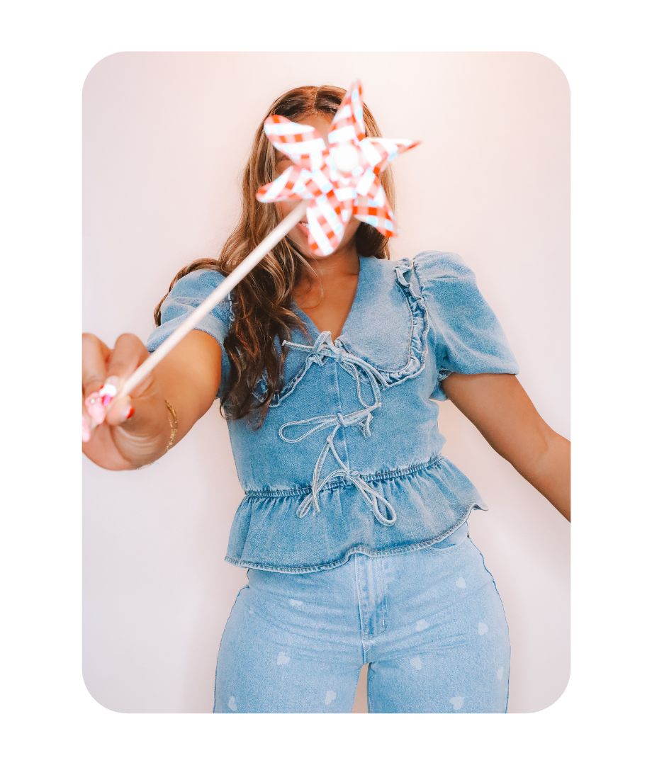 DOLLY DENIM TOP