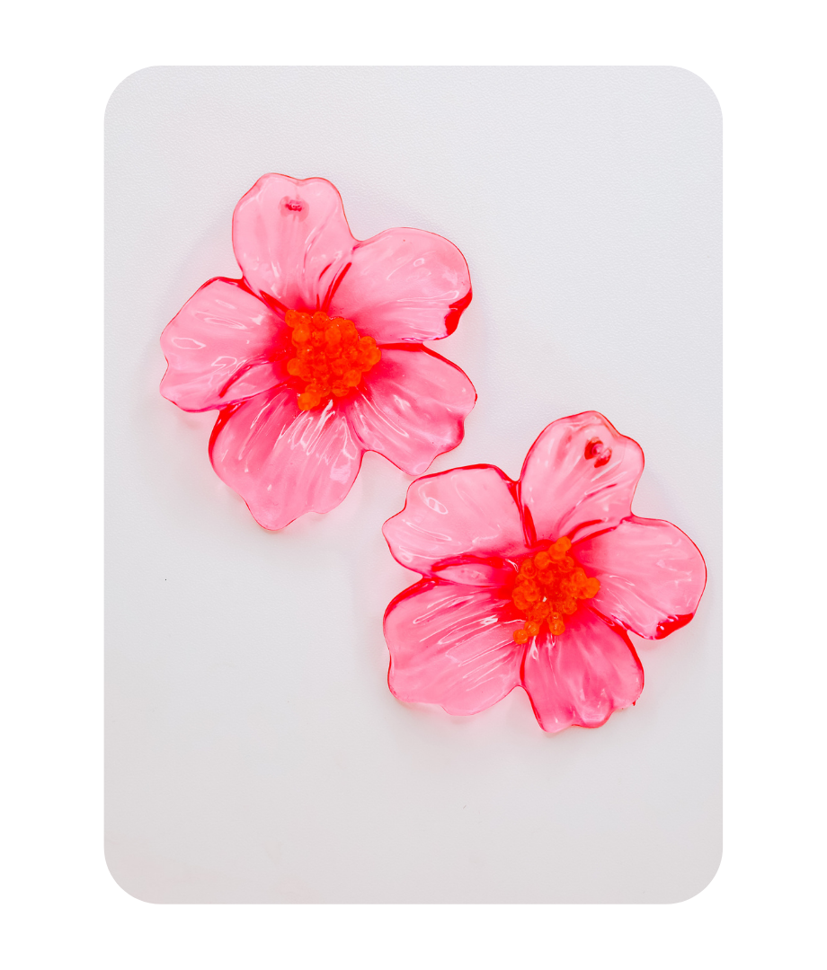 CUTIE HIBISCUS EARRINGS