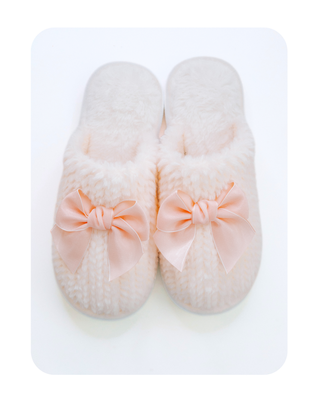 GLAM BOW SLIPPERS