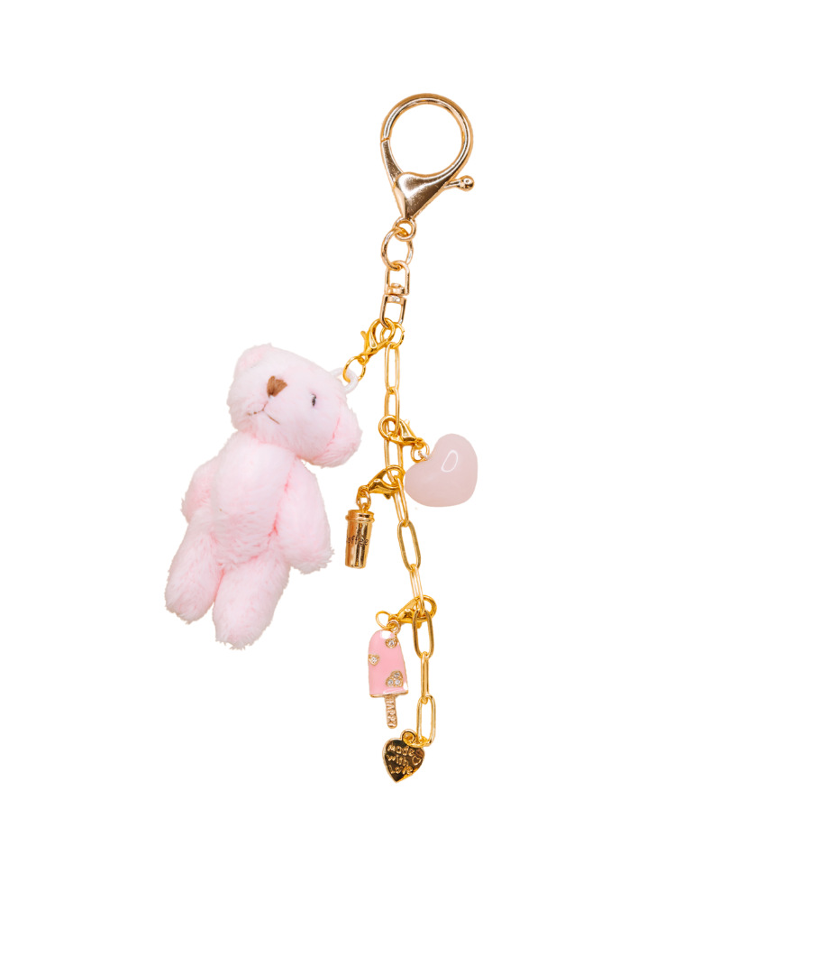 NEW! POSABLE  BEAR CHARM