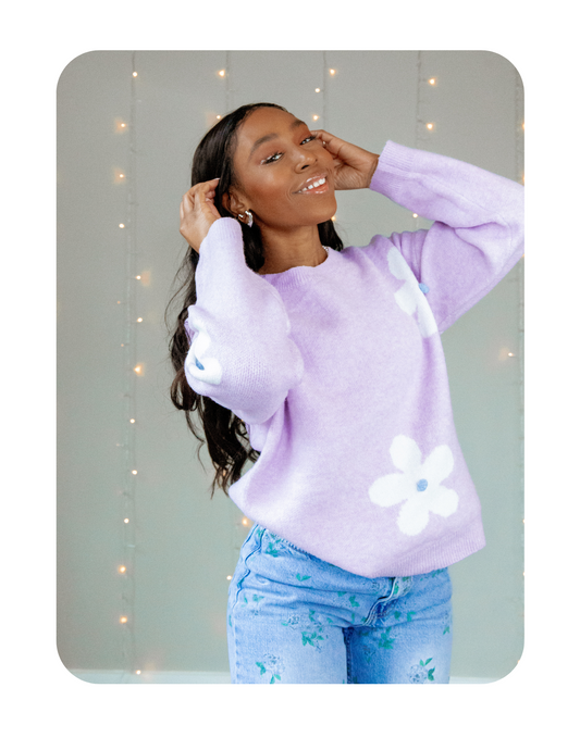 LAVENDER LILY SWEATER