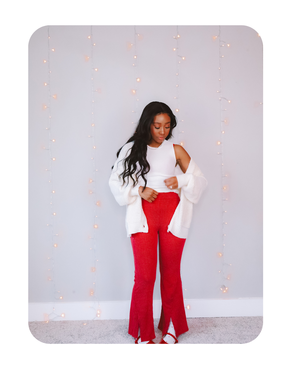 ASPEN SPLIT HEM PANTS